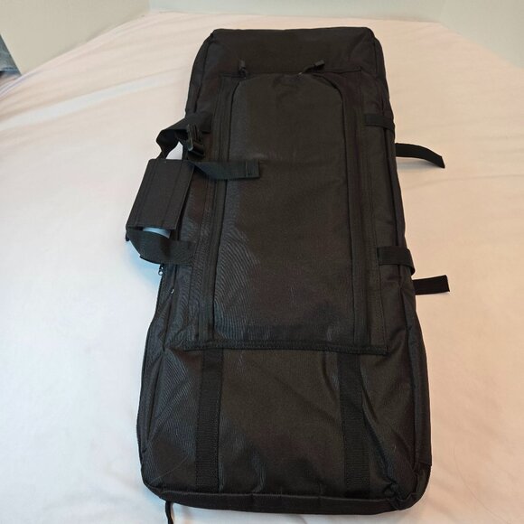 DULCE DOM Soft Double Rifle Bag, Tactical Long Backpack Gun Bag Sz: 32" - Picture 6 of 14